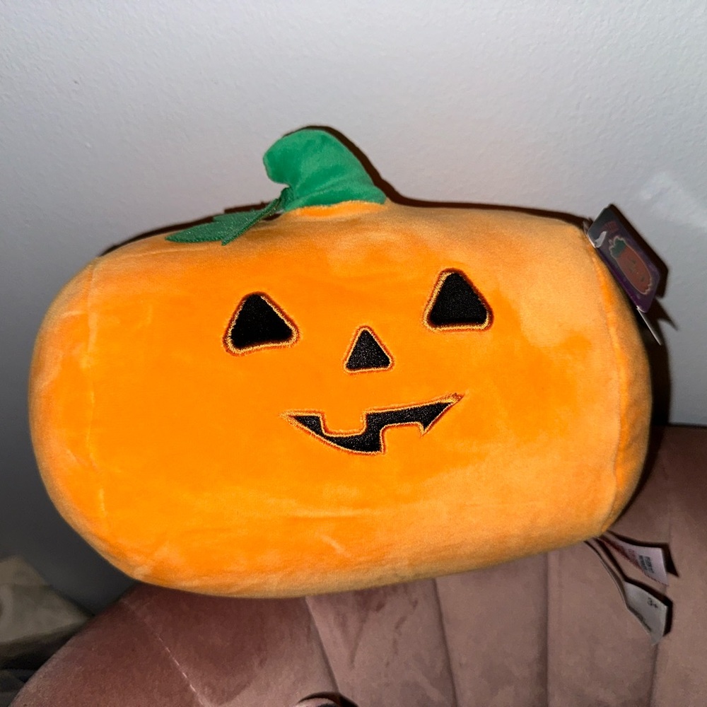 BRAND NEW PUMPKIN PLUSH STUFFED ANIMAL!